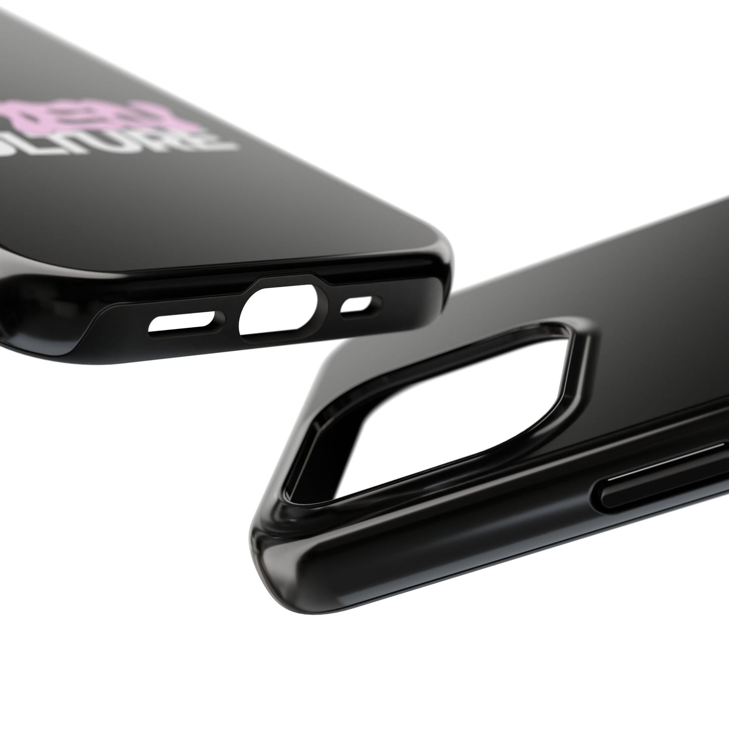 Amen Culture Tough Phone Case — Glossy Protective iPhone Cover with Pink Retro Logo