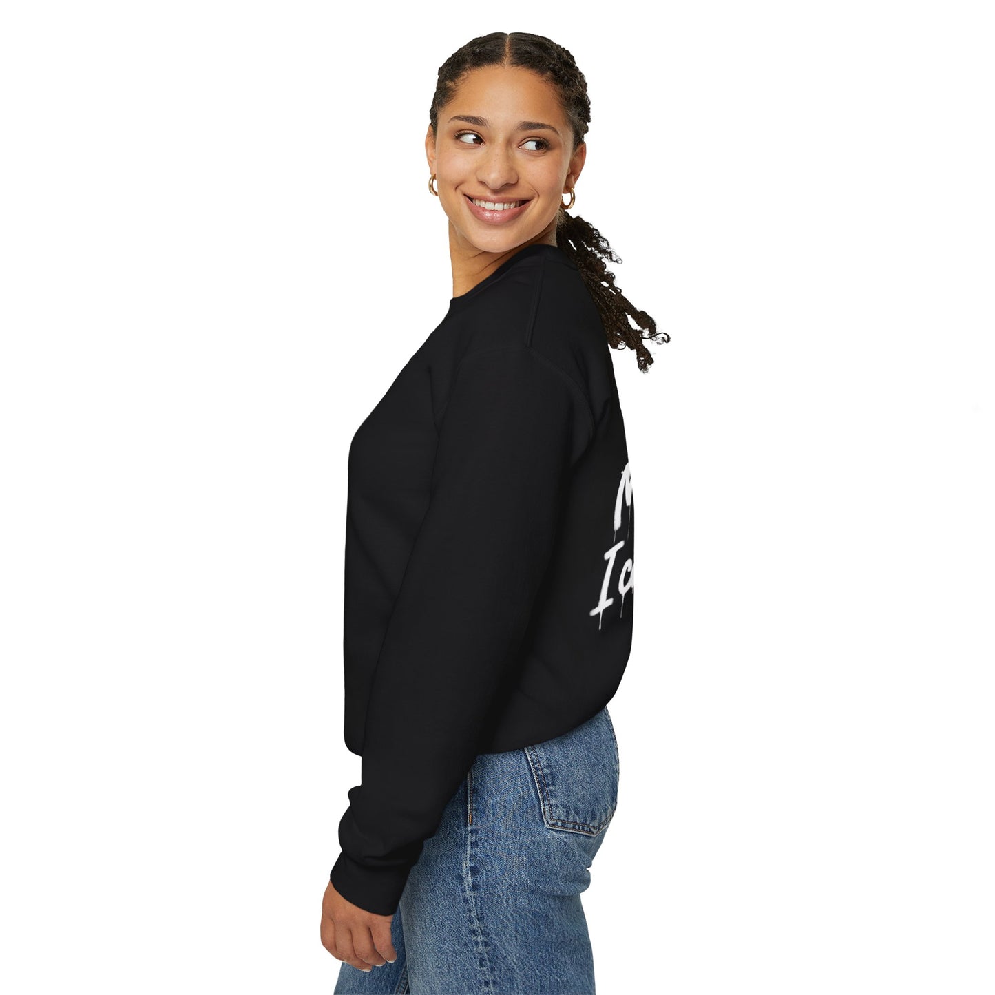 God Has My Back Crewneck Sweatshirt - Inspirational Gospel Streetwear